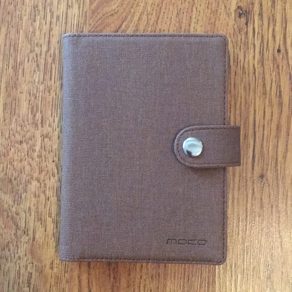 ☮️ New MoKo Passport Wallet Brown Travel